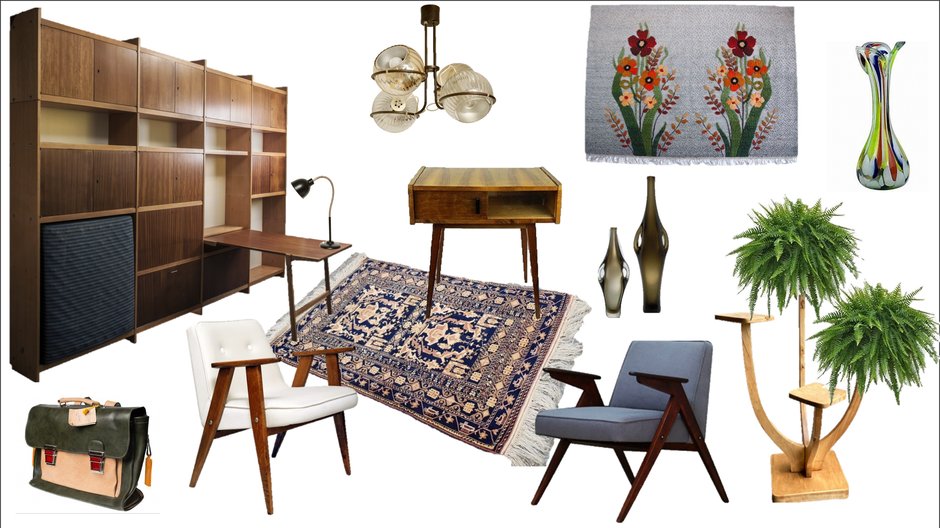 Moodboard Joanna Kawecka PRL design