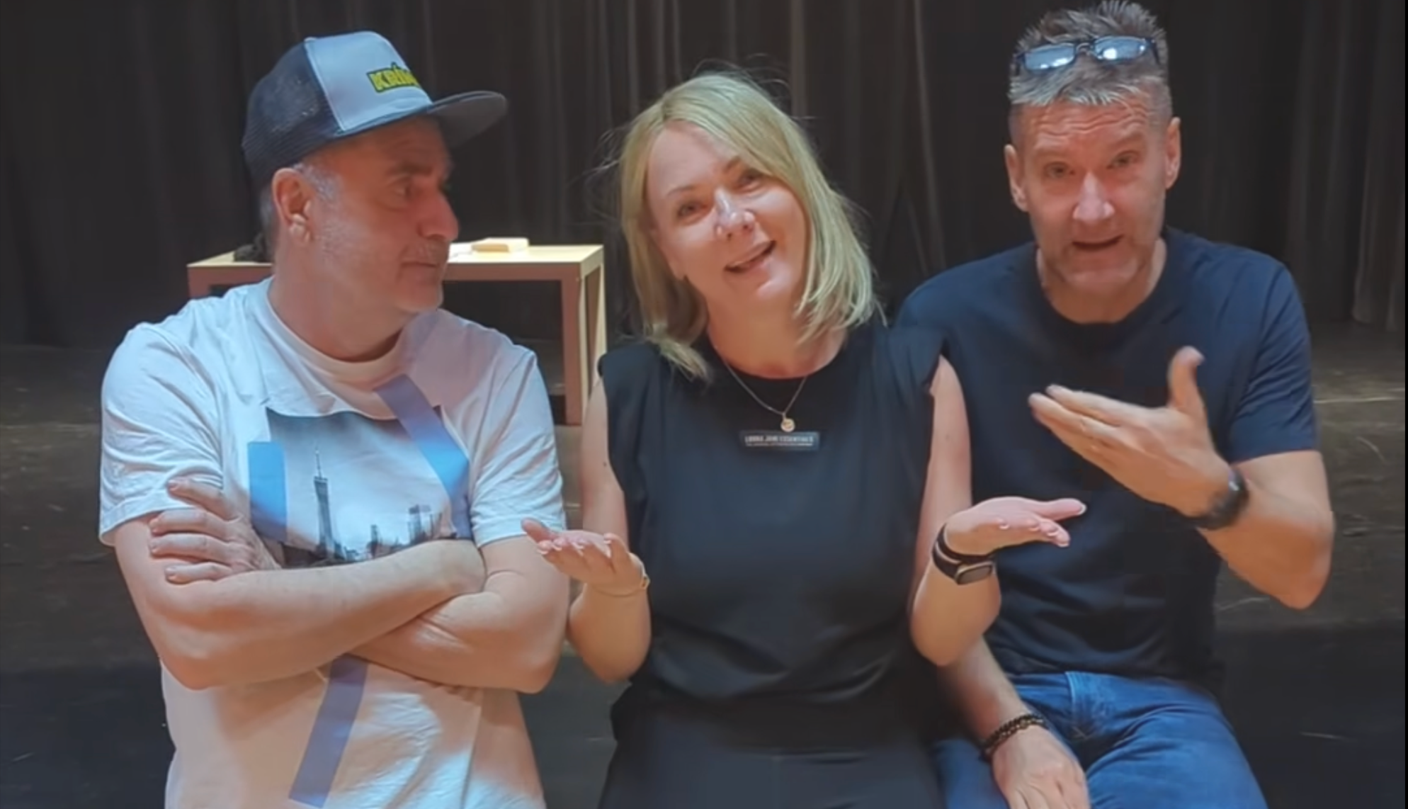 Peter Marcin, Zuzana Šikulová a Andy Kraus.