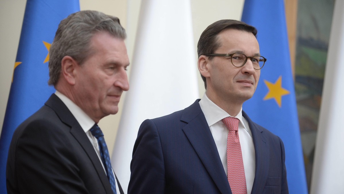 Mateusz Morawiecki, Guenther Oettinger