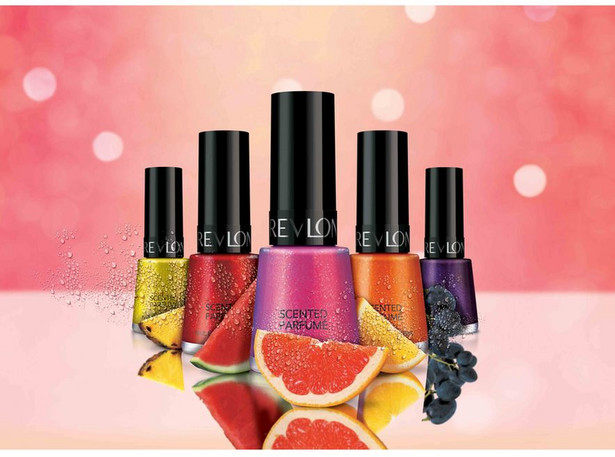 Lakiery do paznokci o zapachu i kolorach owoców w kolekcji Revlon Scents Nail Enamel na sezon wiosna i lato 2012