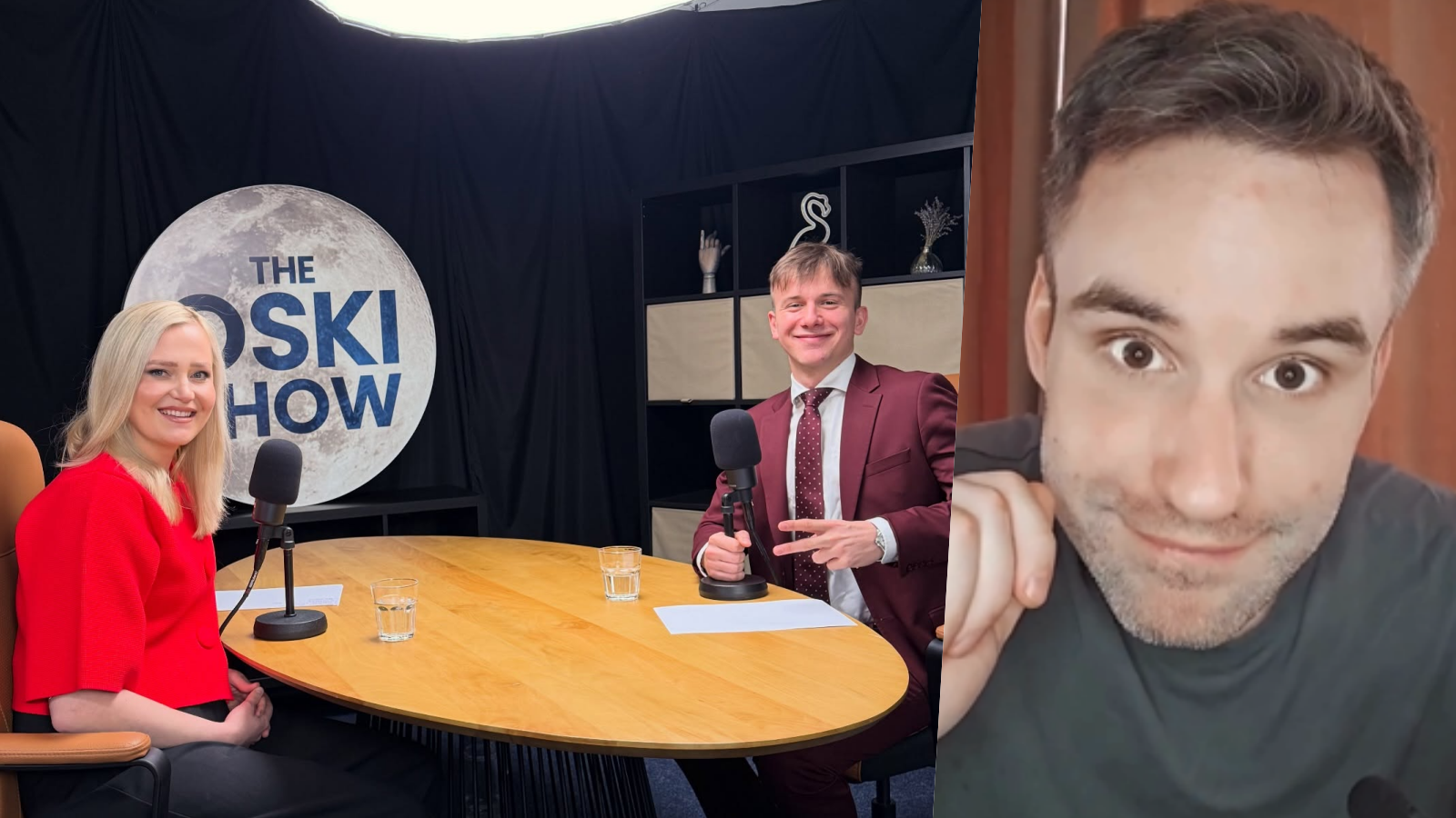Poslankyňa NR SR Vladimíra Marcinková, influencer Oskar Barami a herec Matúš Kvietik.