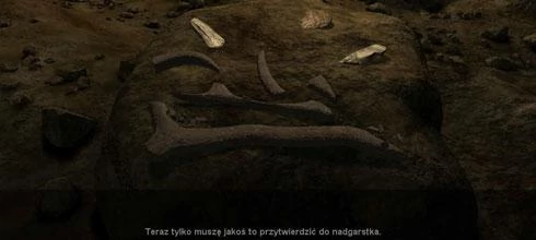Screen z gry "Tajemnica Zaginionej Jaskini"