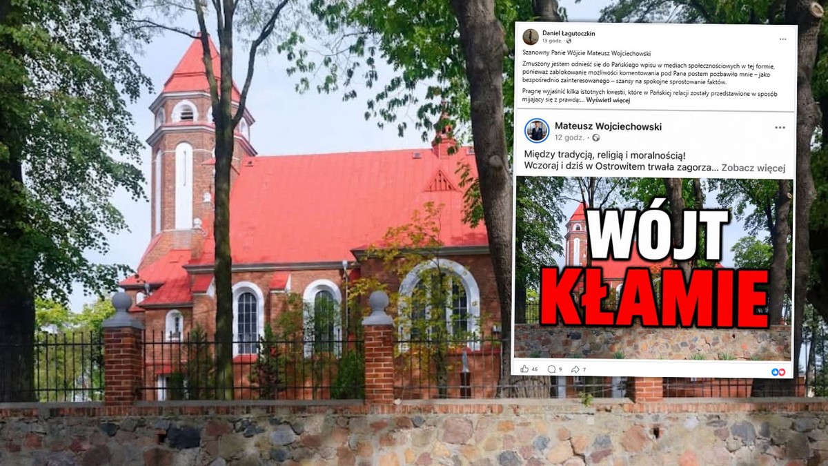 Awantura o dzwony kościoła w Ostrowitem. Mieszkaniec twierdzi, że wójt mija się z prawdą