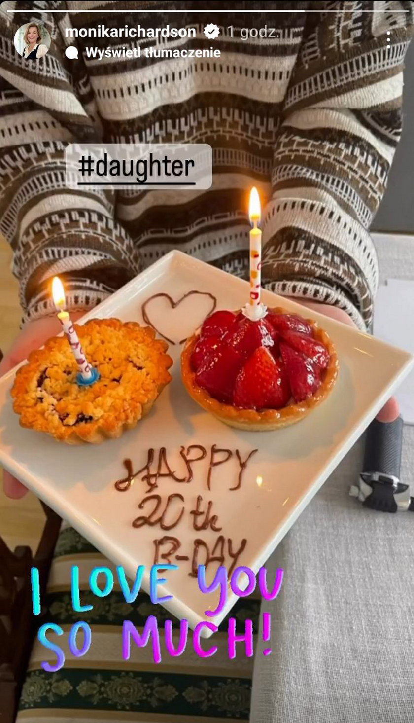 Monika Richardson pokazała na Instagramie, co dostała od córki.