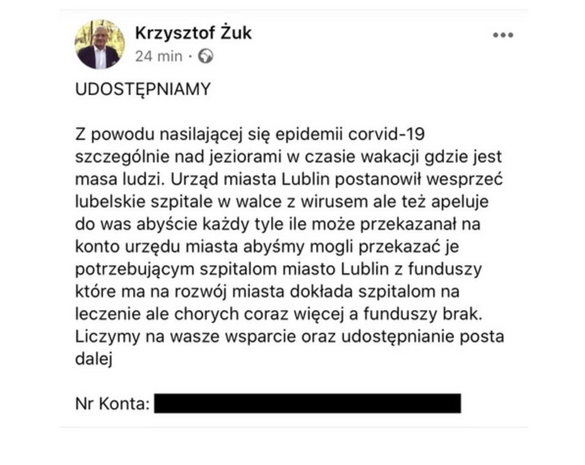 Oszukiwał na koronawirusa