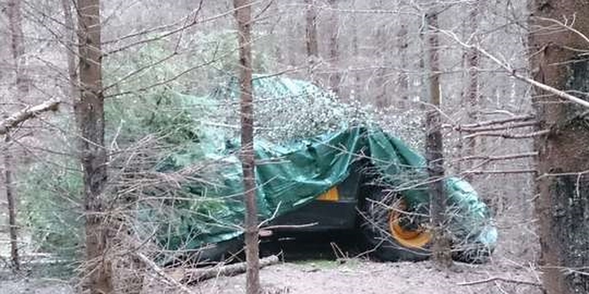 Satelitą namierzyli skradzioną koparkę