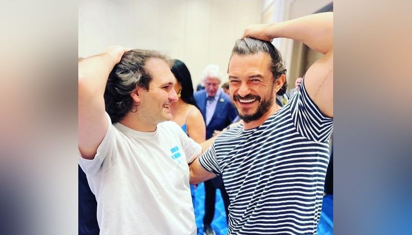 Herec Orlando Bloom už dávnejšie ukázal svaly.