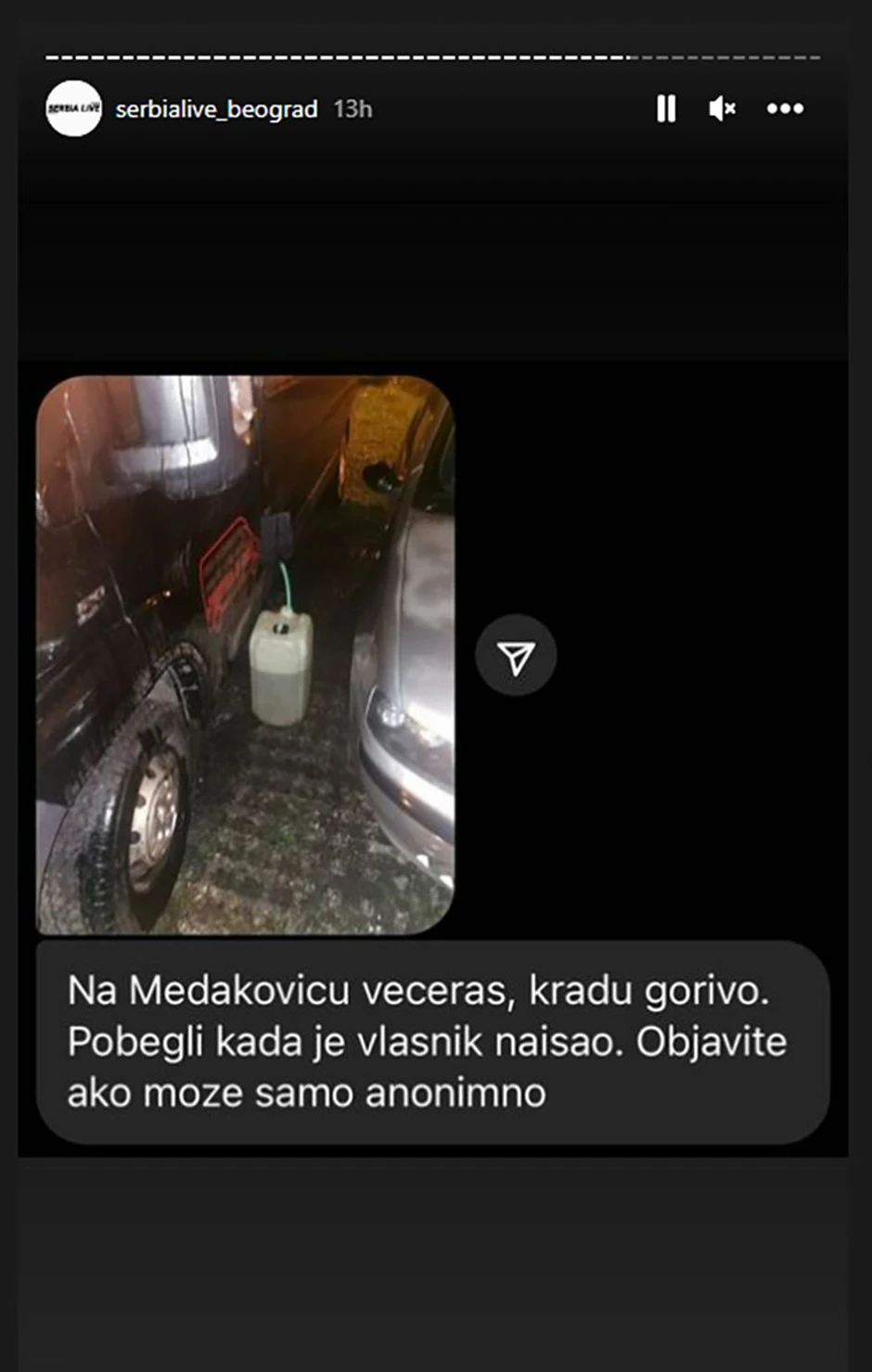 Krađa goriva- Medaković