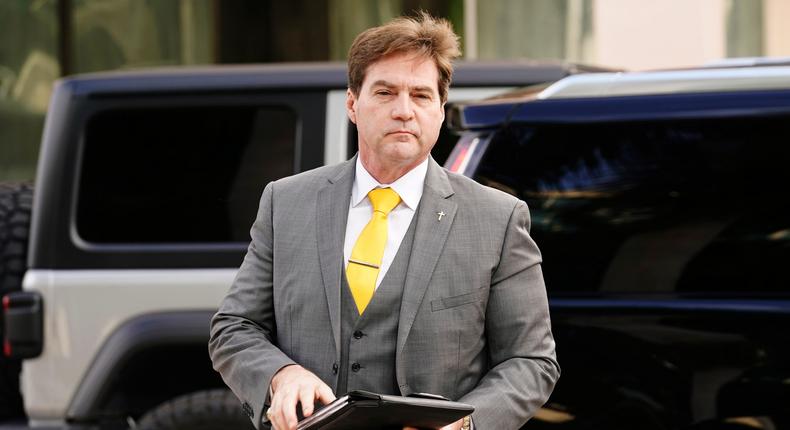 Dr. Craig Wright arrives at the Federal Courthouse, Tuesday, Nov. 16, 2021, in Miami.