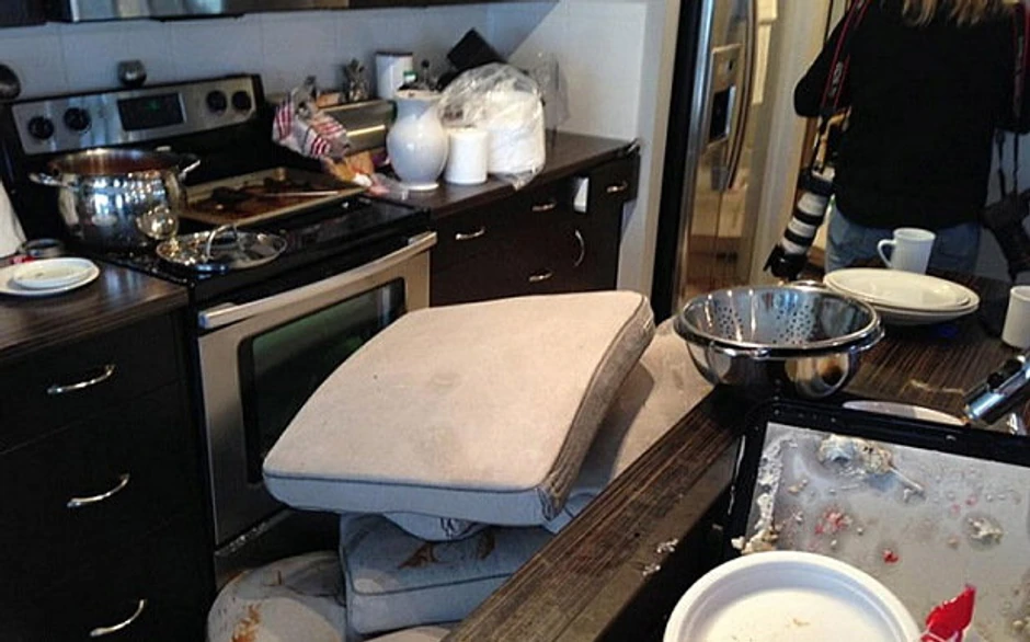 U kući su zatekli haos