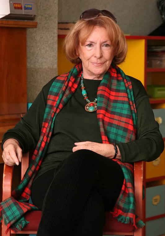 Wanda Chotomska na spotkaniu autorskim z czytelnikami