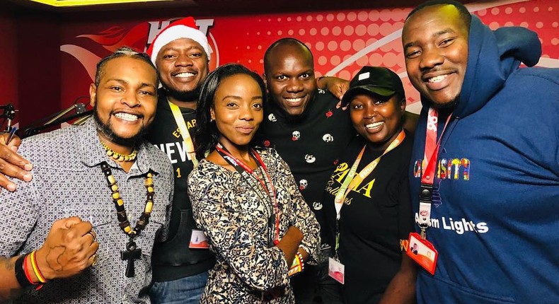 Cynthia Ythera Mwangi with her Hot96 family. Hot96 station manager Cynthia Ythera Mwangi to host The Morning After show on Hot96