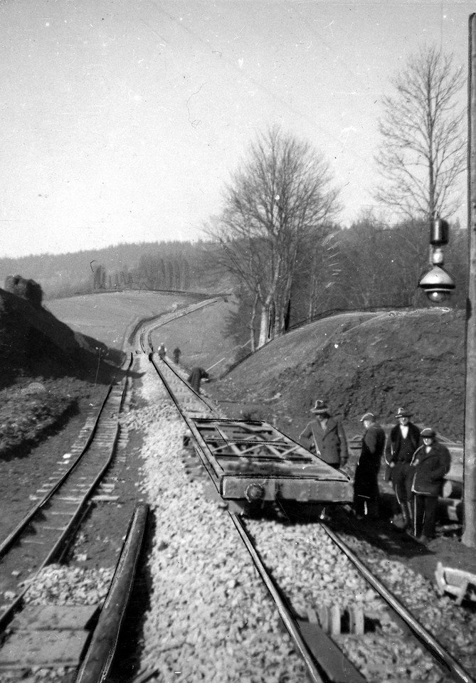 Budowa kolejki na Gubałówkę, 1938 r.