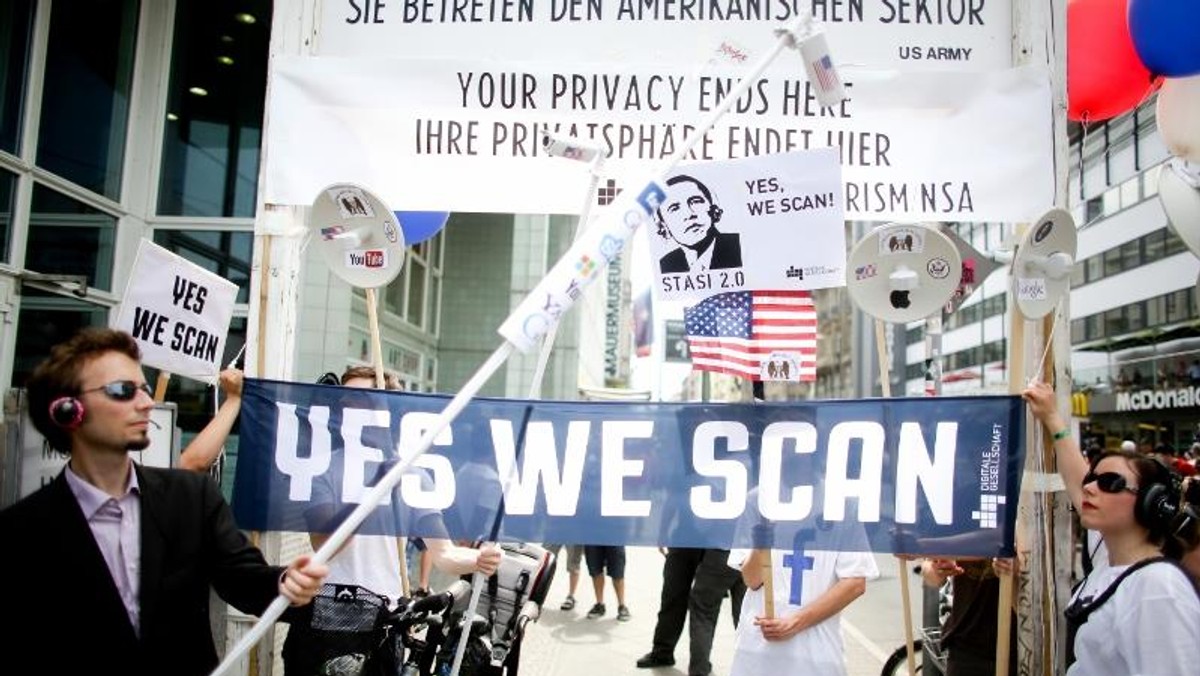 yes we scan prism protest inwigilacja