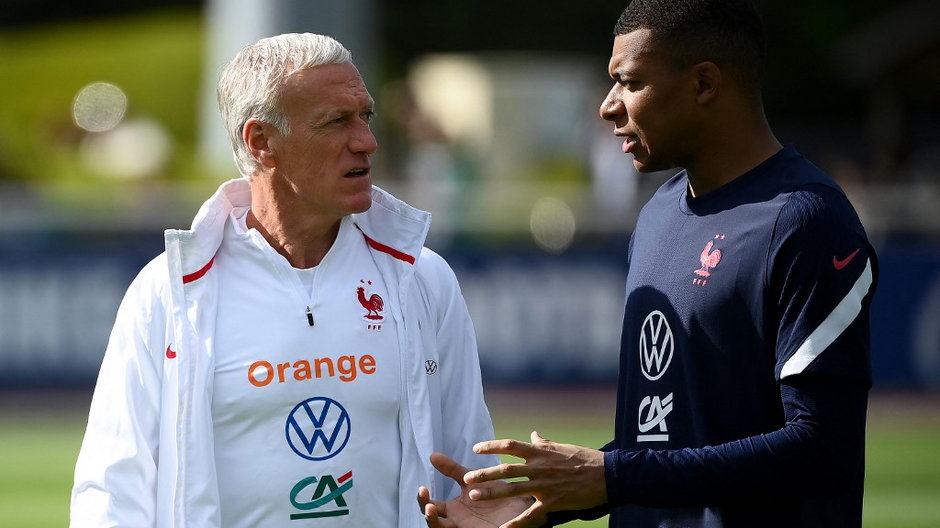 Didier Deschamps i Kylian Mbappe 