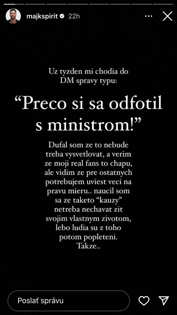 Majk Spirit reagoval na otázky fanúšikov.