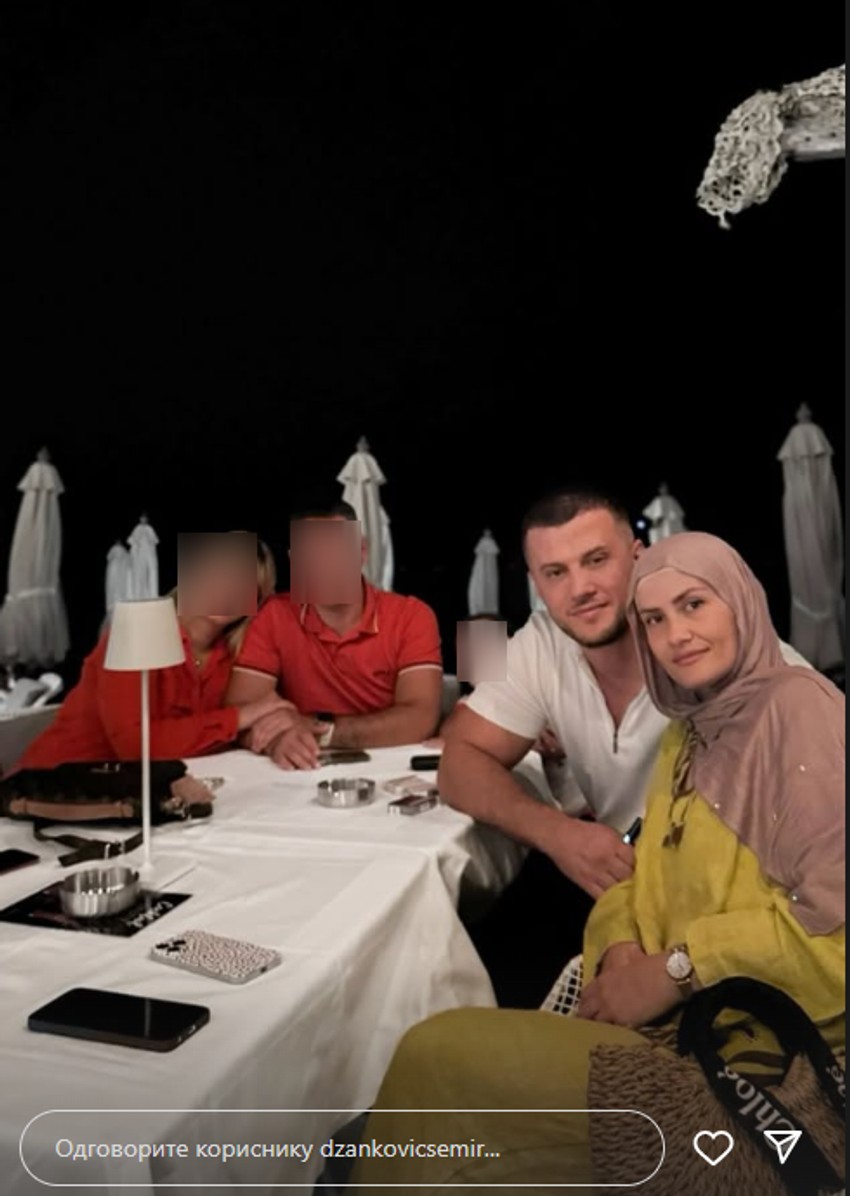 Semir Džanković sa ženom