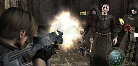 Screen z gry "Resident Evil 4: Wii Edition"