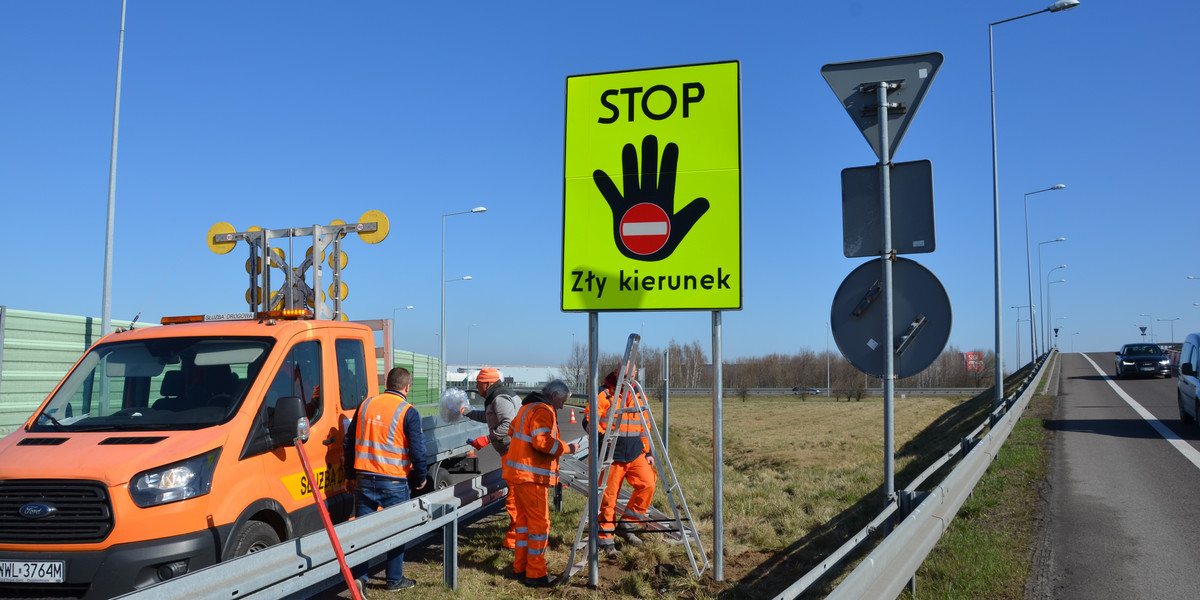 Takie tablice mają powstrzymać drogowych bandytów