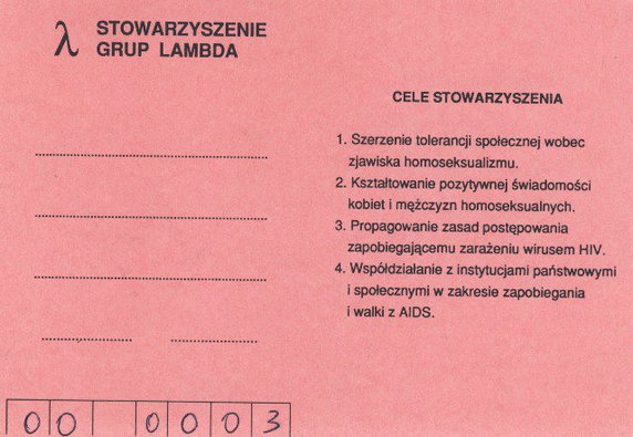 1989 r. - w czerwcu warszawska grupa gejowska opracowała statut Stowarzyszenia Grup Lambda, mającego swoją działalnością obejmować całą Polskę. 