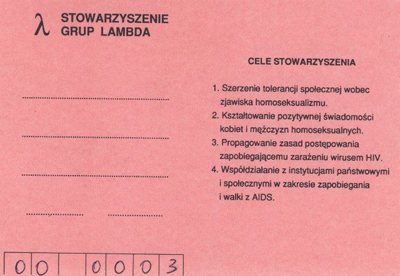 1989 r. - w czerwcu warszawska grupa gejowska opracowała statut Stowarzyszenia Grup Lambda, mającego swoją działalnością obejmować całą Polskę. 