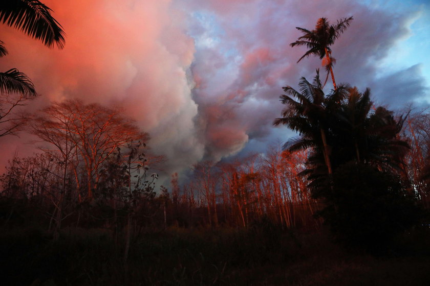 Erupcje wulkanu na Hawajach. Lawa dotarła do elektrowni 