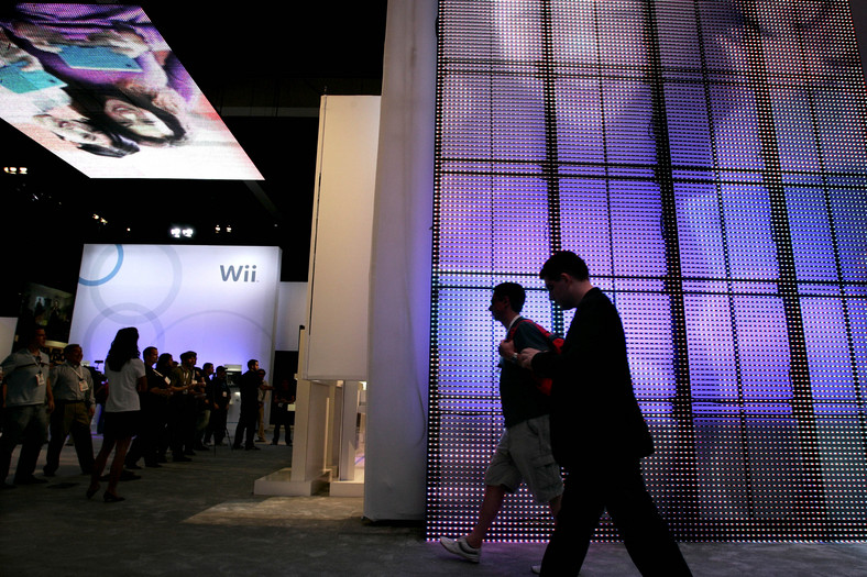Electronic Entertainment Expo ( E3),.Tłum zainteresowanych pokazem gier na konsole Nintendo Co.. Foto: Jonathan Alcorn/Bloomberg