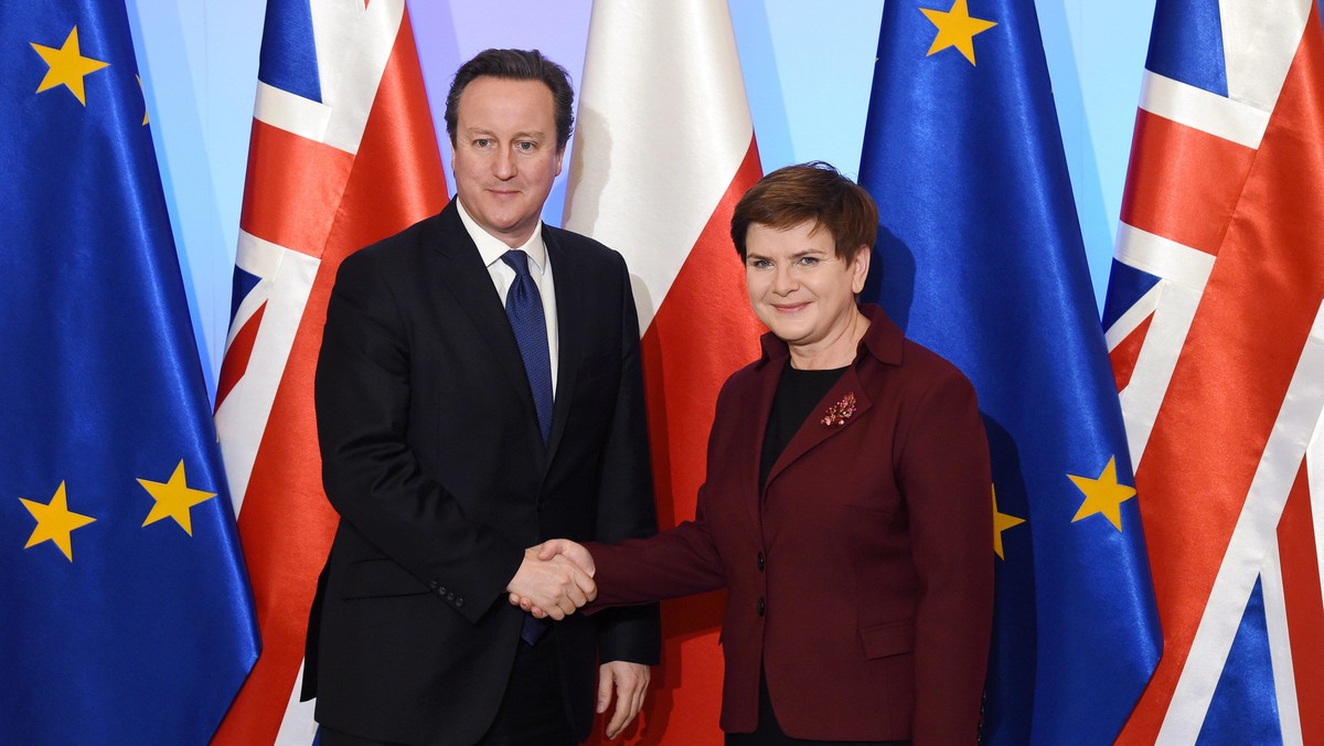 David Cameron, Beata Szydło