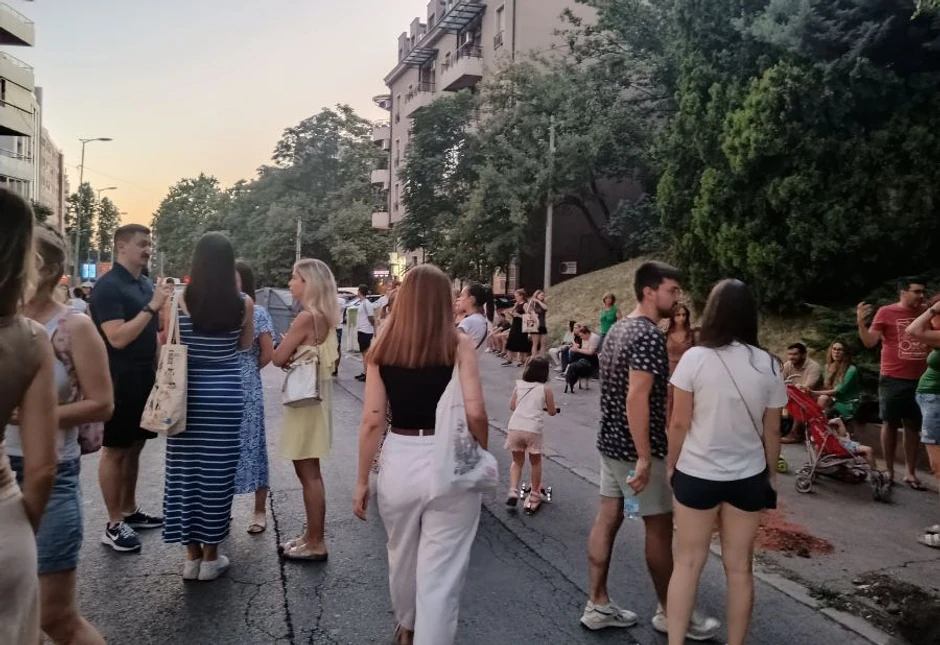 Blokada u Južnom bulevaru