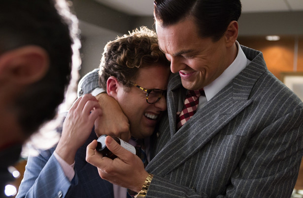 "Wilk z Wall Street" Leonardo DiCaprio, Jonah Hill