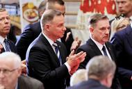 Prezydent RP Andrzej Duda i szef NSZZ Solidarność Piotr Duda podczas XXX Krajowego Zjazdu Delegatów NSZZ “Solidarność