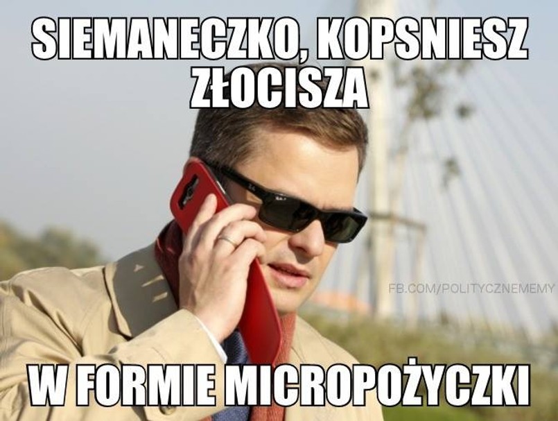 Hofman pożycza kasę, a Sikorski donosi na Macierewicza [MEMY]