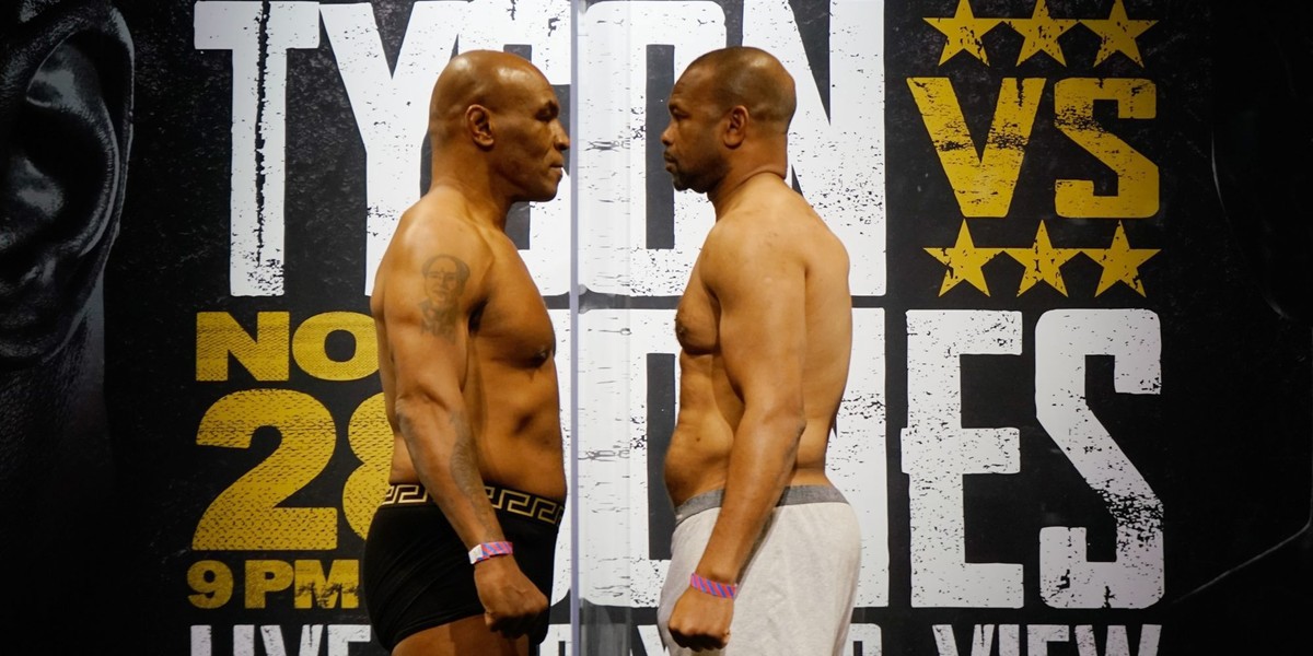 Mike Tyson i Roy Jones Jr.