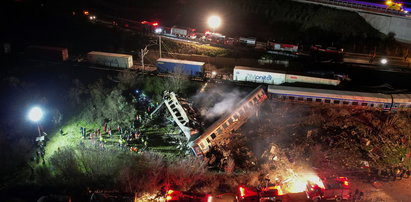 Katastrofa kolejowa w Grecji. Dziesiątki rannych i ofiar śmiertelnych 