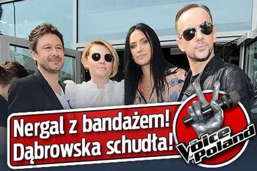 The Voice of Poland. Nergal z bandażem! Dąbrowska schudła!