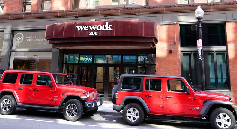 WeWork gains 13% in long-awaited trading debut 2 years after failed IPO ...