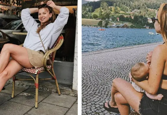 Zapracowana i stylowa Anna Lewandowska karmi piersią w pracy. Brawo!