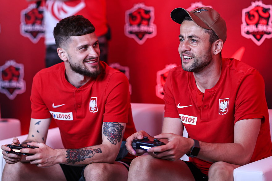 Mateusz Klich i Łukasz Fabiański