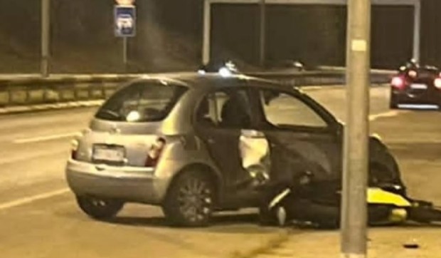 Sudarili se automobil i motocikl u Mišeluku