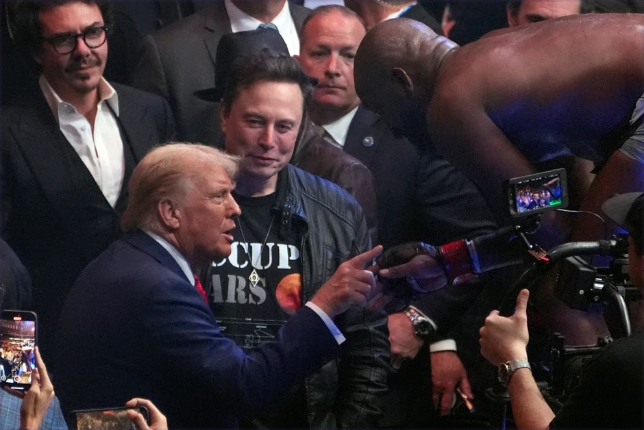 Donald Tramp na takmičenju UFC u Njujorku 16. novembra