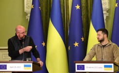 Michel przyjechał do Kijowa. Rozmawiał z Zełenskim o sankcjach przeciwko Rosji