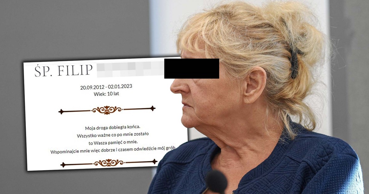 65-latka skazana za śmierć dziecka. Mama Filipa na próżno od niej oczekiwała jednego gestu