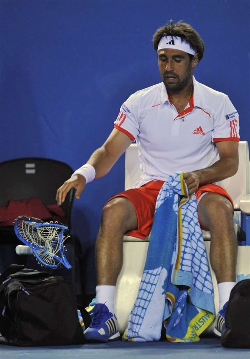 Marcos Baghdatis rozwalił rakietę