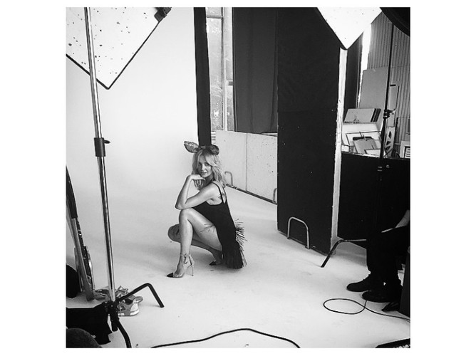 Agnieszka Szulim na planie kampanii UNCOMPROMISING Moliera 2