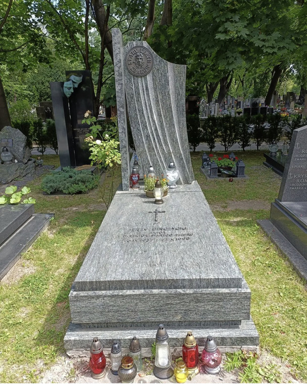Grób Jerzego Bińczyckiego na Cmentarzu Rakowickim w Krakowie