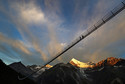 SWITZERLAND CONSTRUCTION SUSPENSION BRIDGE  (World's longest pedestrian suspension bridge inaugurated)