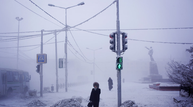 Már -60 fok alá süllyedt a hőmérséklet Ojmjakonban / Fotó: Northfoto