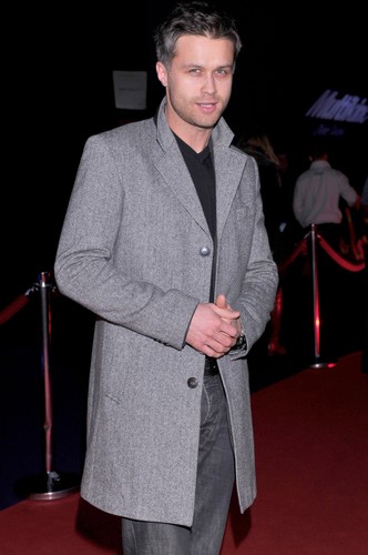 Maciej Zakościelny na premierze 'Sępa'