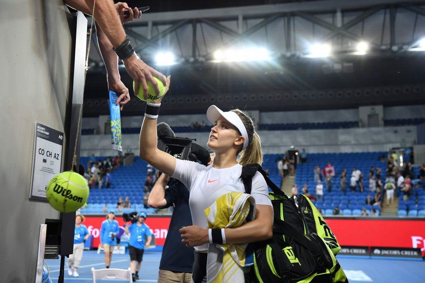 Eugenie Bouchard poszła na randkę z kibicem. To przez przegrany zakład