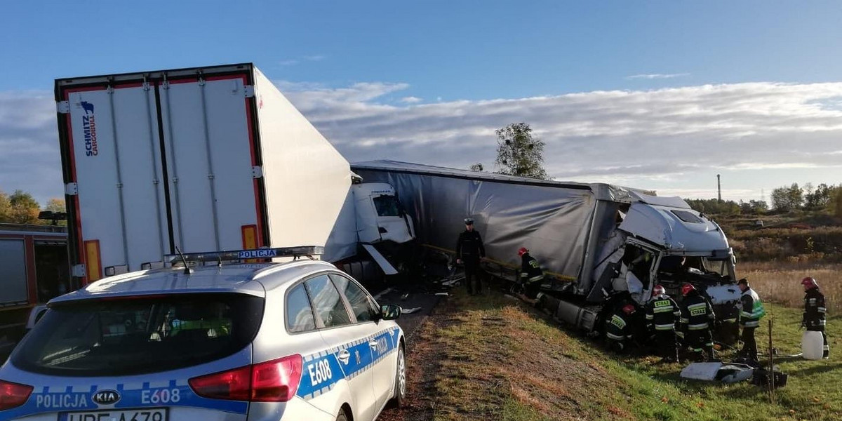 Groźny wypadek w Lubuskiem. Jedna osoba ranna